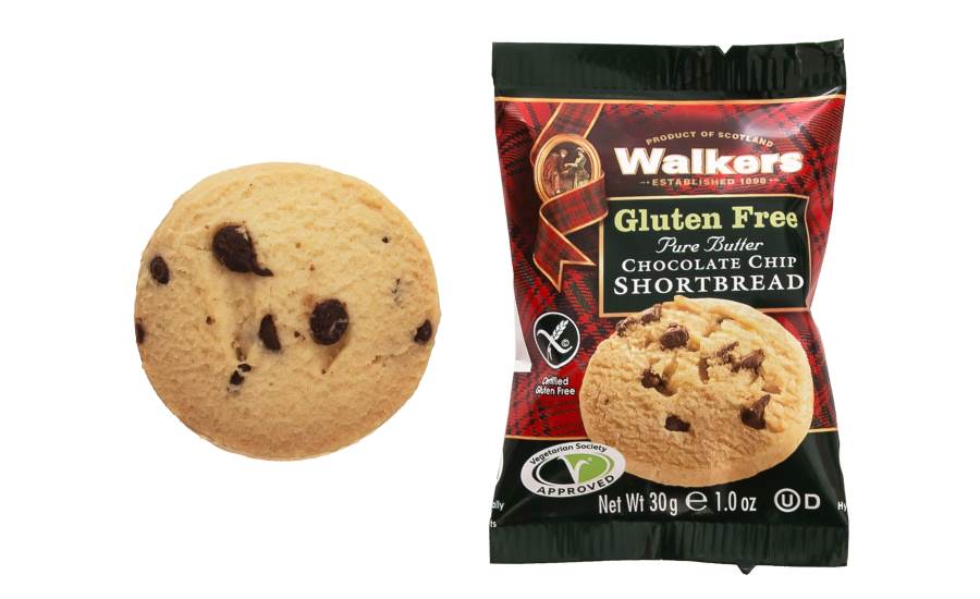 Walkers Gluten Free Chocolate Chip Shortbread Two-Pack