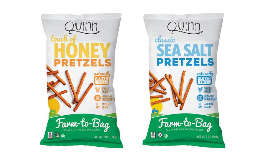 Quinn Taste of Honey and Classic Sea Salt Pretzels