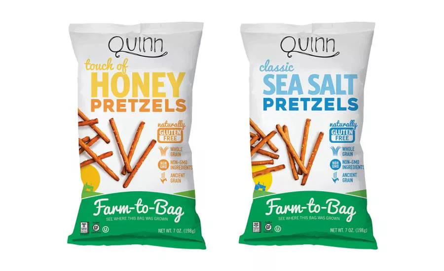 Quinn Taste of Honey and Classic Sea Salt Pretzels