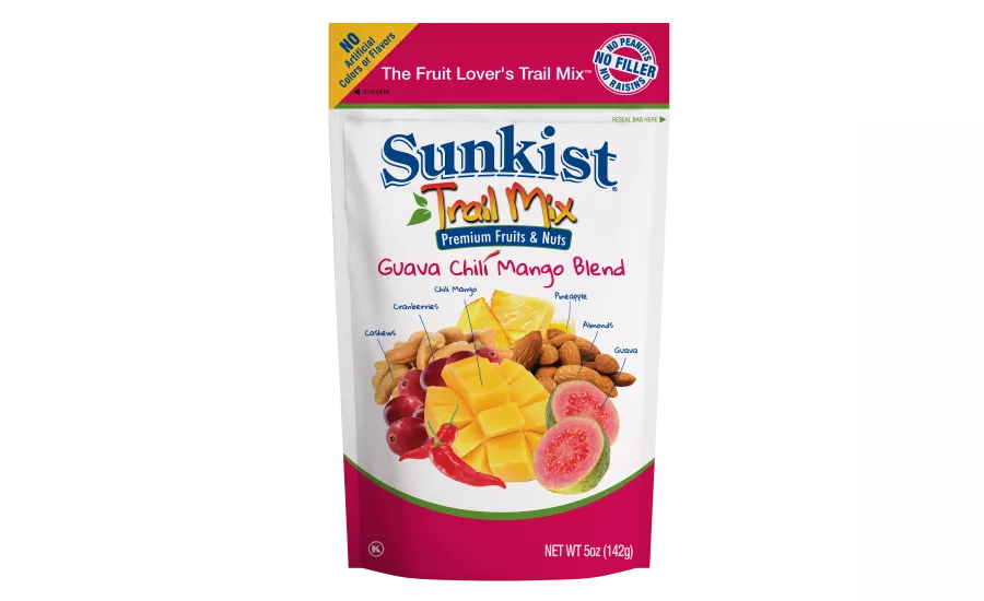 Sunkist fruit and trail mix