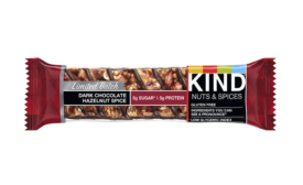 KIND bars dark chocolate hazelnut spice