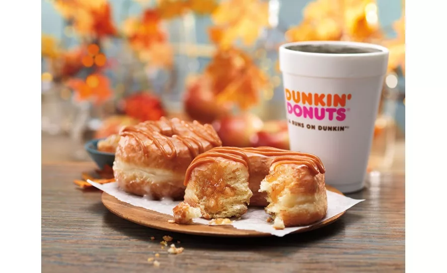 Dunkin Donuts Caramel Apple croissant donut