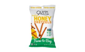 Quinn Snacks mini bags of pretzels