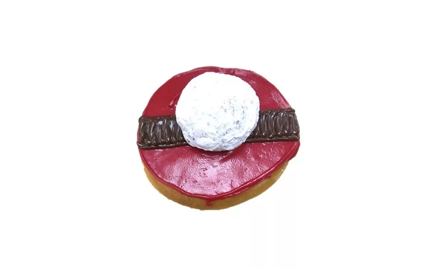 Dunkin Donuts Santa doughnut