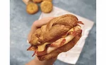 Dunkin Donuts sweet black pepper bacon breakfast sandwich