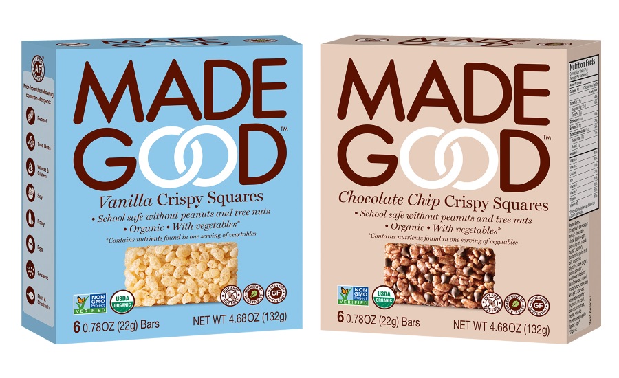 MadeGood crispy granola squares