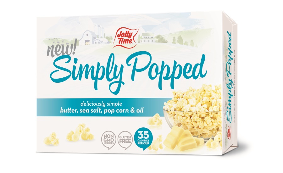 JOLLY TIME Simply Popped microwave popcorn