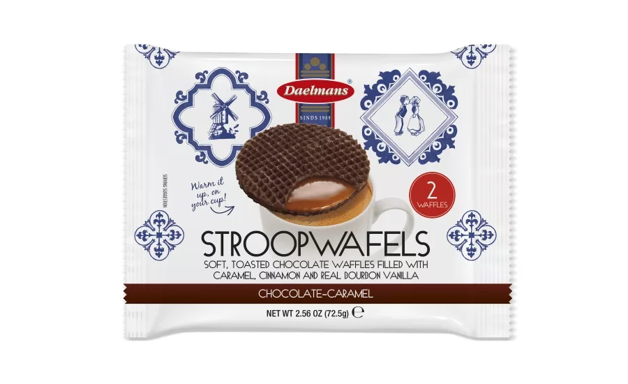 Daelmans chocolate caramel stroopwafels