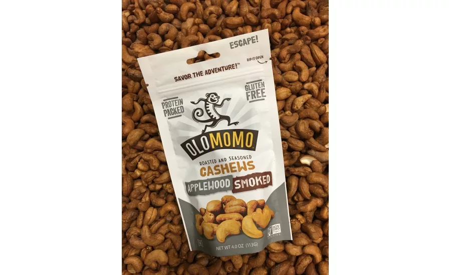OLOMOMO applewood smoked cashews