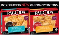 Pagoda frozen wontons, new flavors