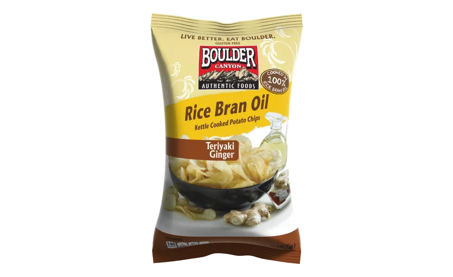 Boulder Canyon rice bran oil kettle potato chips