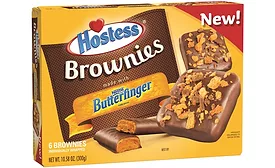 Hostess Brownies with Butterfinger