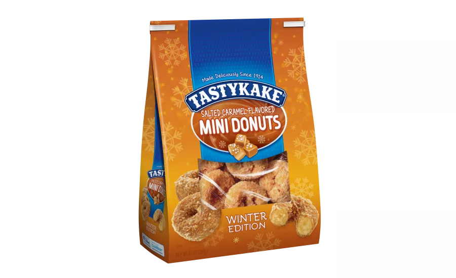 Tastykake salted caramel mini doughnuts