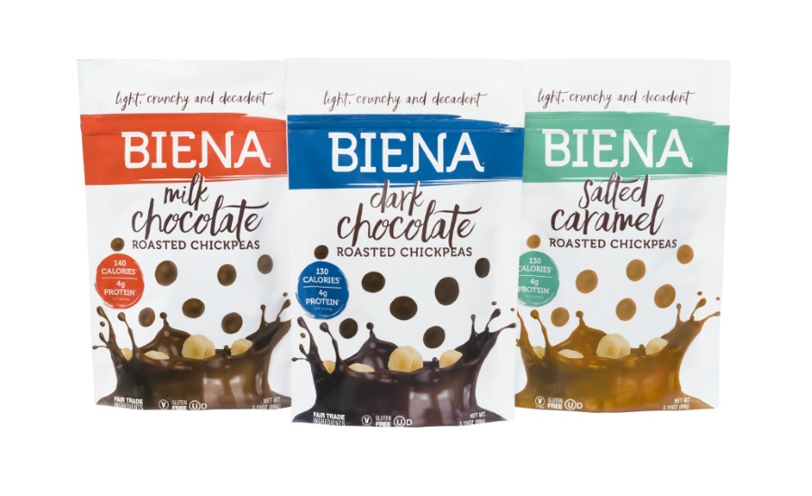 Biena chocolate-covered chickpeas