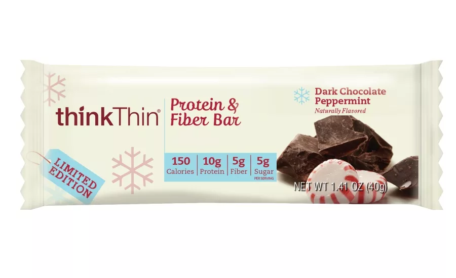 thinkThin dark chocolate peppermint bar