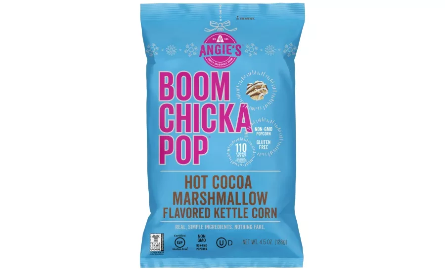 Angies BOOMCHICKAPOP holiday flavors
