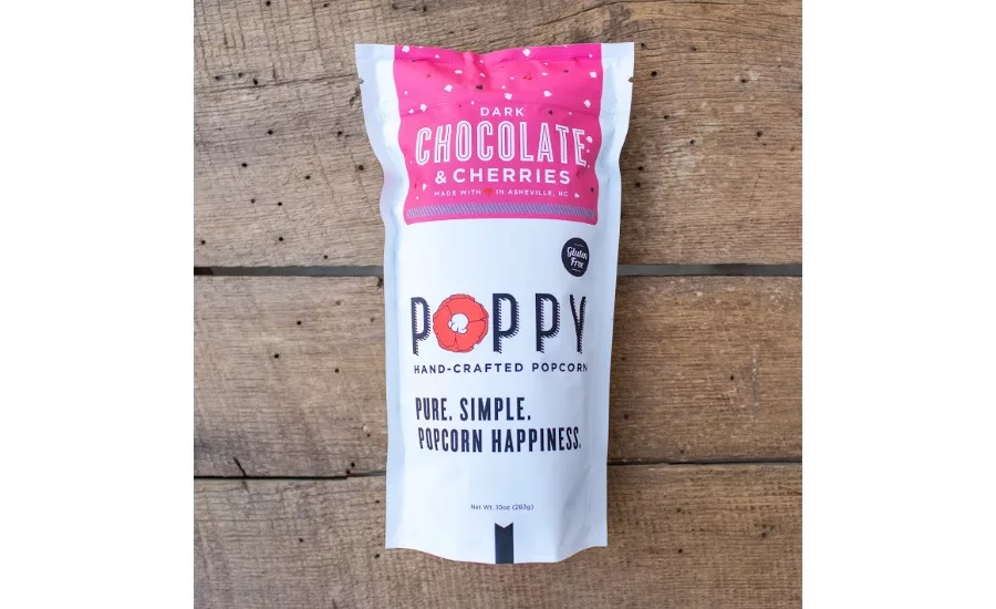 Poppy Handcrafted Chocolate dark chocolate and cherries