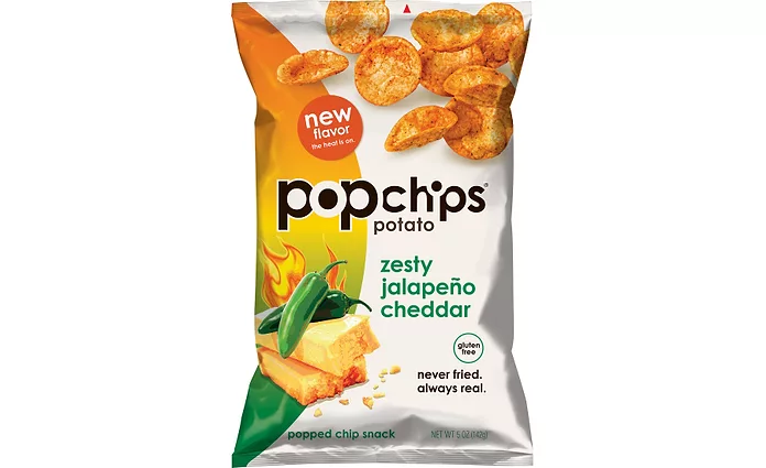 popchips Zesty Jalapeño Cheddar | 2018-02-06 | Snack and Bakery