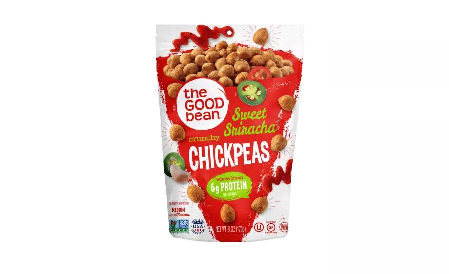 The Good Bean Sweet Sriracha chickpeas