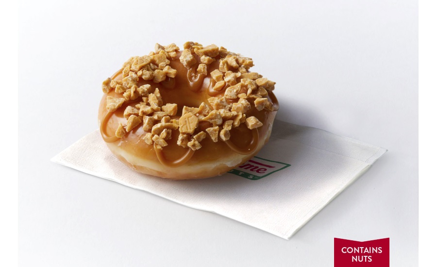 Krispy Kreme Hersheys Gold doughnut