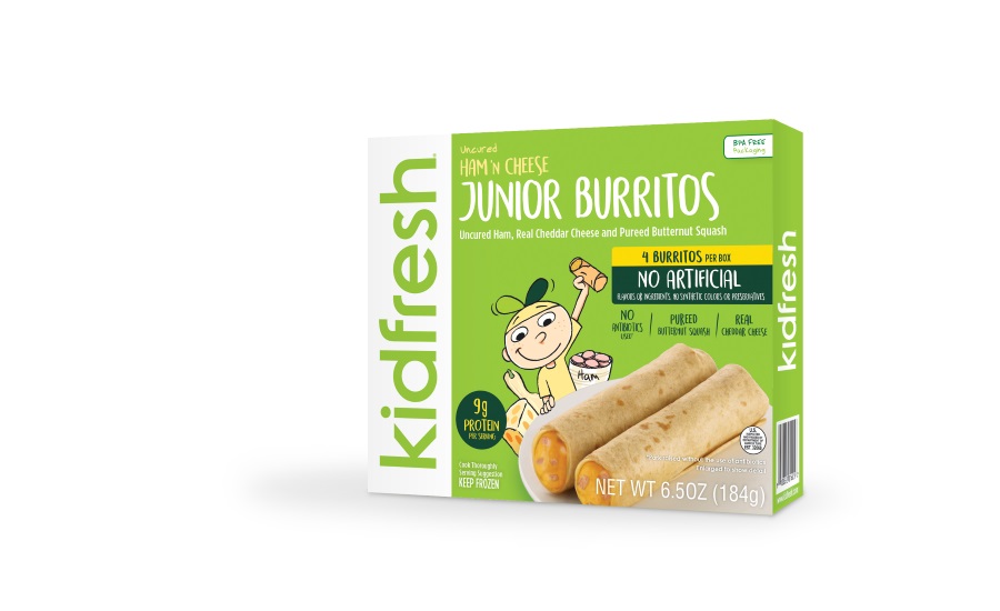 Kidfresh Ham n Cheese junior burritos