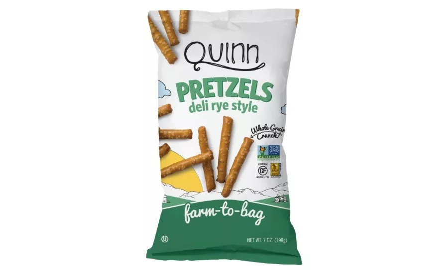 Quinn Snacks maple oat twists pretzels