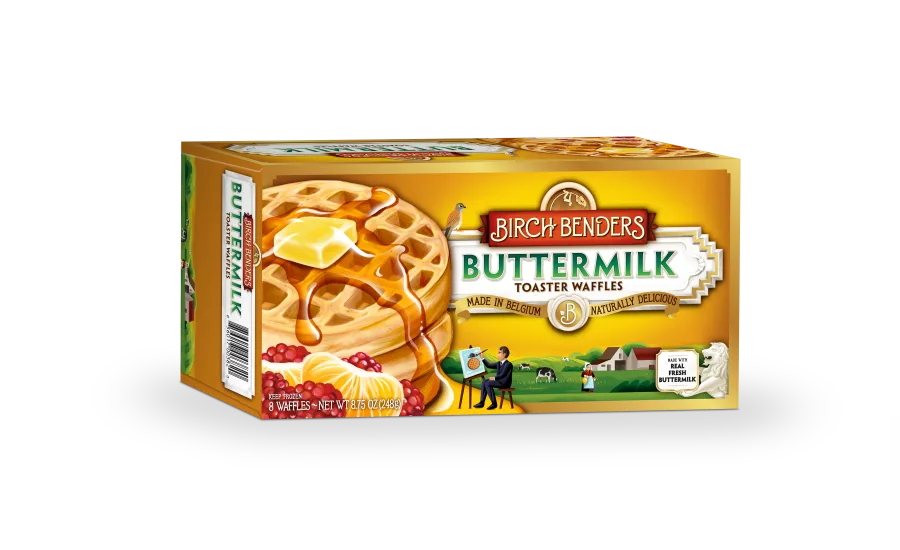 Birch Benders frozen waffles