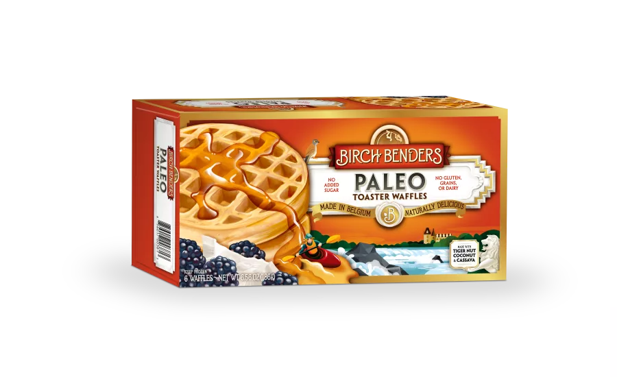 Birch Benders frozen waffles