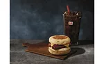 Dunkin Donuts smoked sausage breakfast sandwich