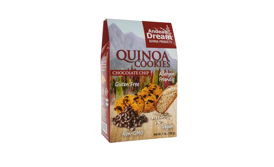 Andean Dream quinoa chocolate chip cookies