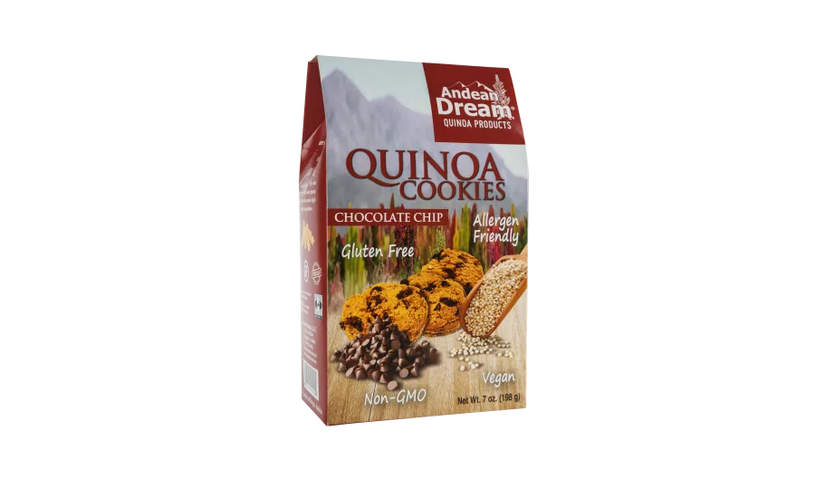 Andean Dream quinoa chocolate chip cookies