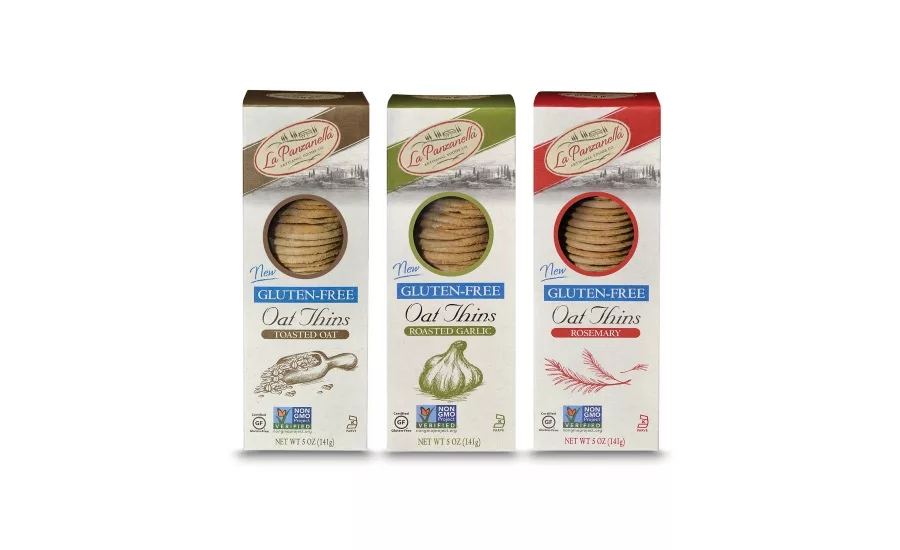 La Panzanella gluten free Oat Thins crackers