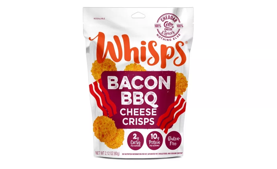 Whisps cheddar BBQ crackers