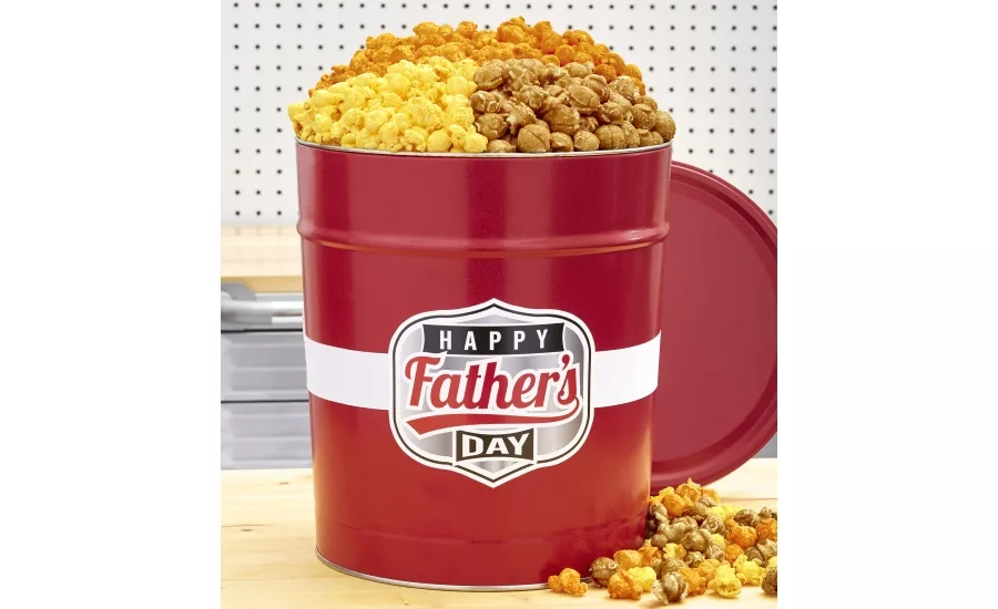 The Popcorn Factory Fathers Day tin