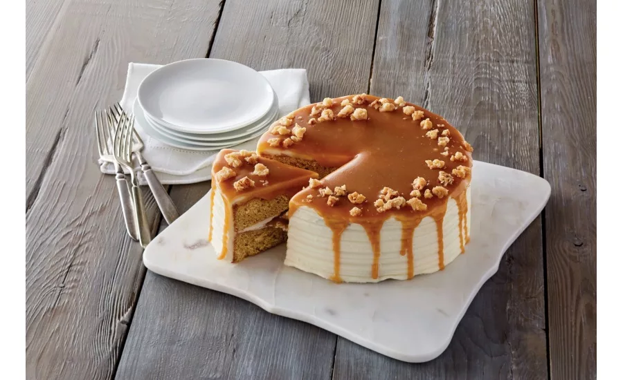 Harry and David The Royal Touch Macadamia & salted caramel cake