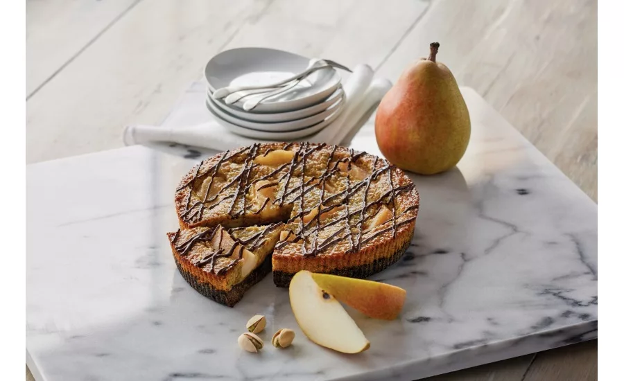 Harry and David The Royal Touch Pear & pistachio slice