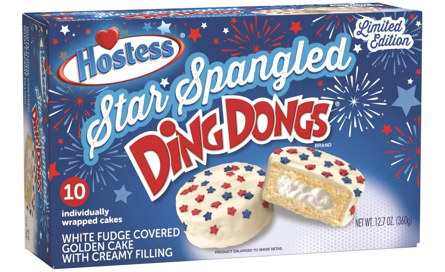 Hostess Star Spangled Ding Dongs