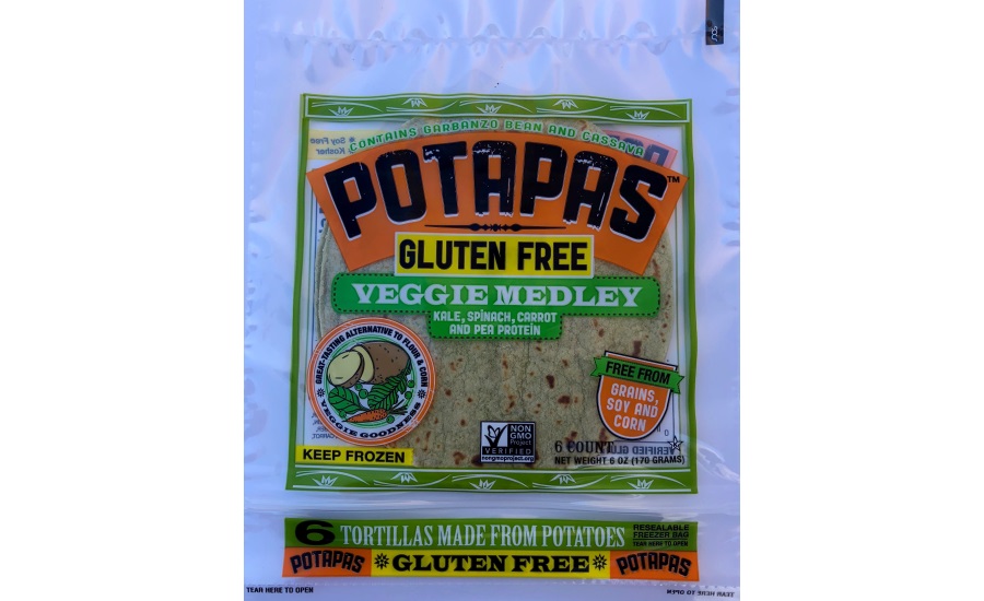 Potapas veggie medley tortillas