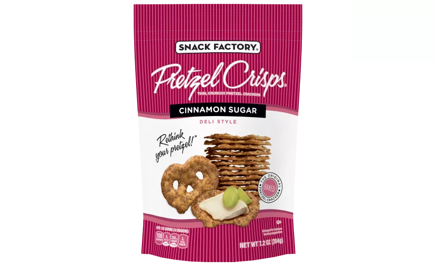 Snack Factory cinnamon sugar pretzel crisps