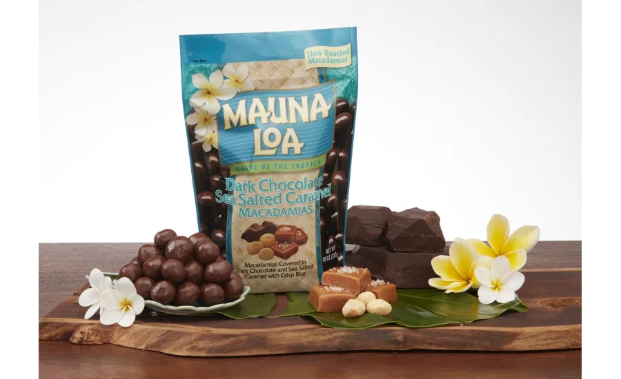 Mauna Loa dark chocolate salted caramel macadamias