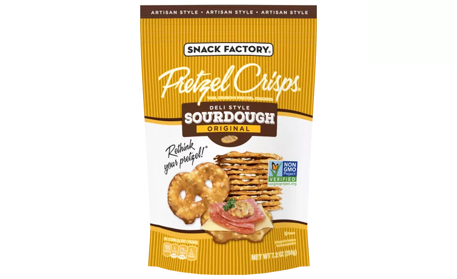 Snack Factory sourdough pretzel crisps