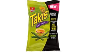 Takis new flavors roll-shaped tortilla snacks