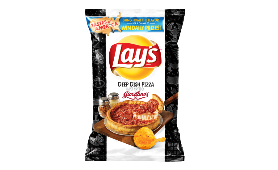 Lays Deep Dish Pizza chips inspired by Giordanos