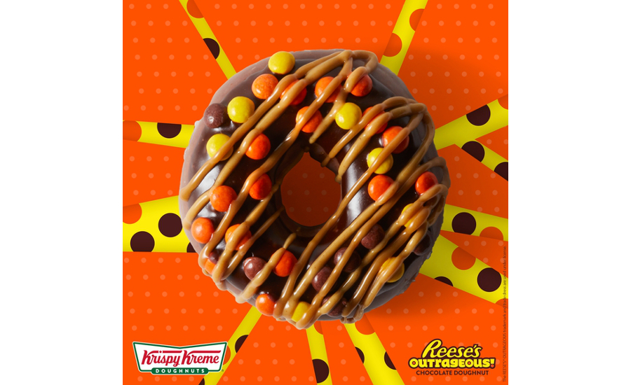 Krispy Kreme Reeses doughnut