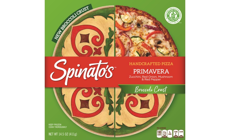 Spinatos plant-based pizza