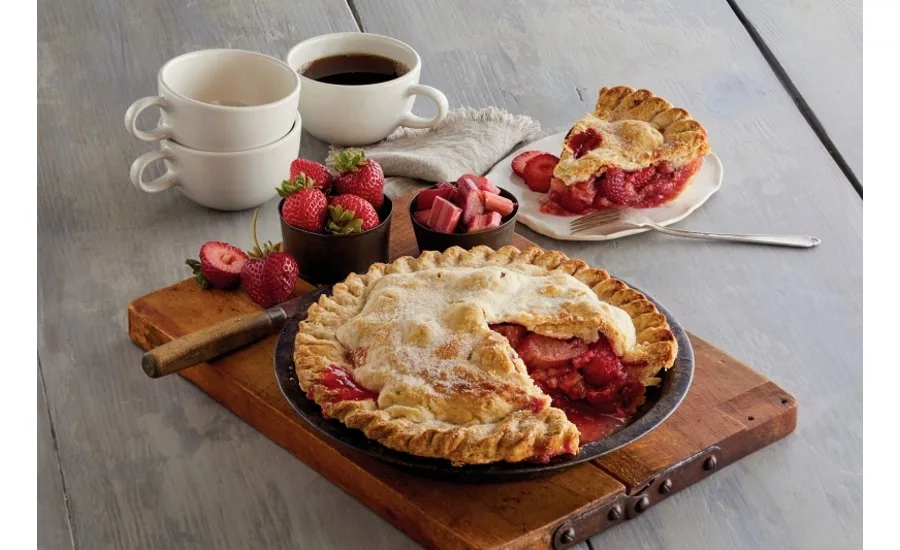 Harry & David strawberry rhubarb pie