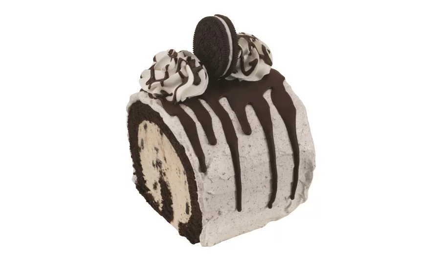 Baskin-Robbins OREO cookie crumb mini roll cake