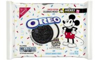 OREO Birthday Cake flavored cookies with Mickey Mouse