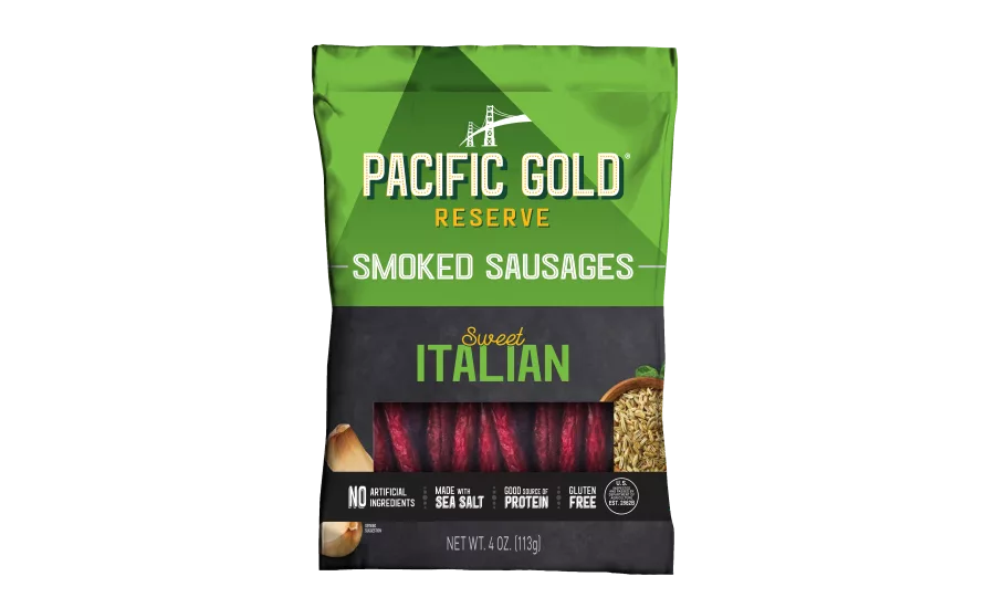 Oberto Brands Pacific Gold Reserve line meat snacks