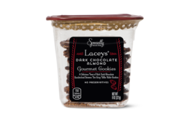 ALDI Laceys dark chocolate almond cookies